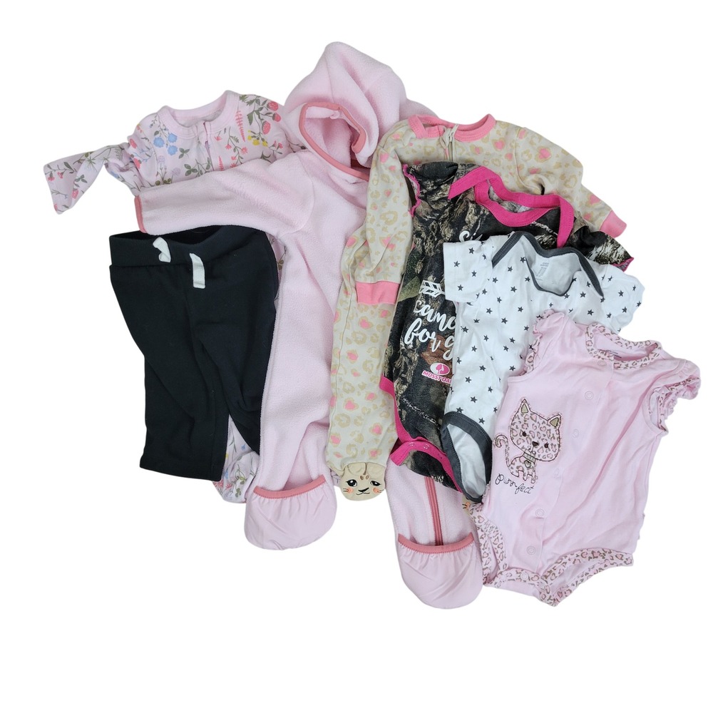 3 to 6 months Baby Girl Clothing Bundle Lot